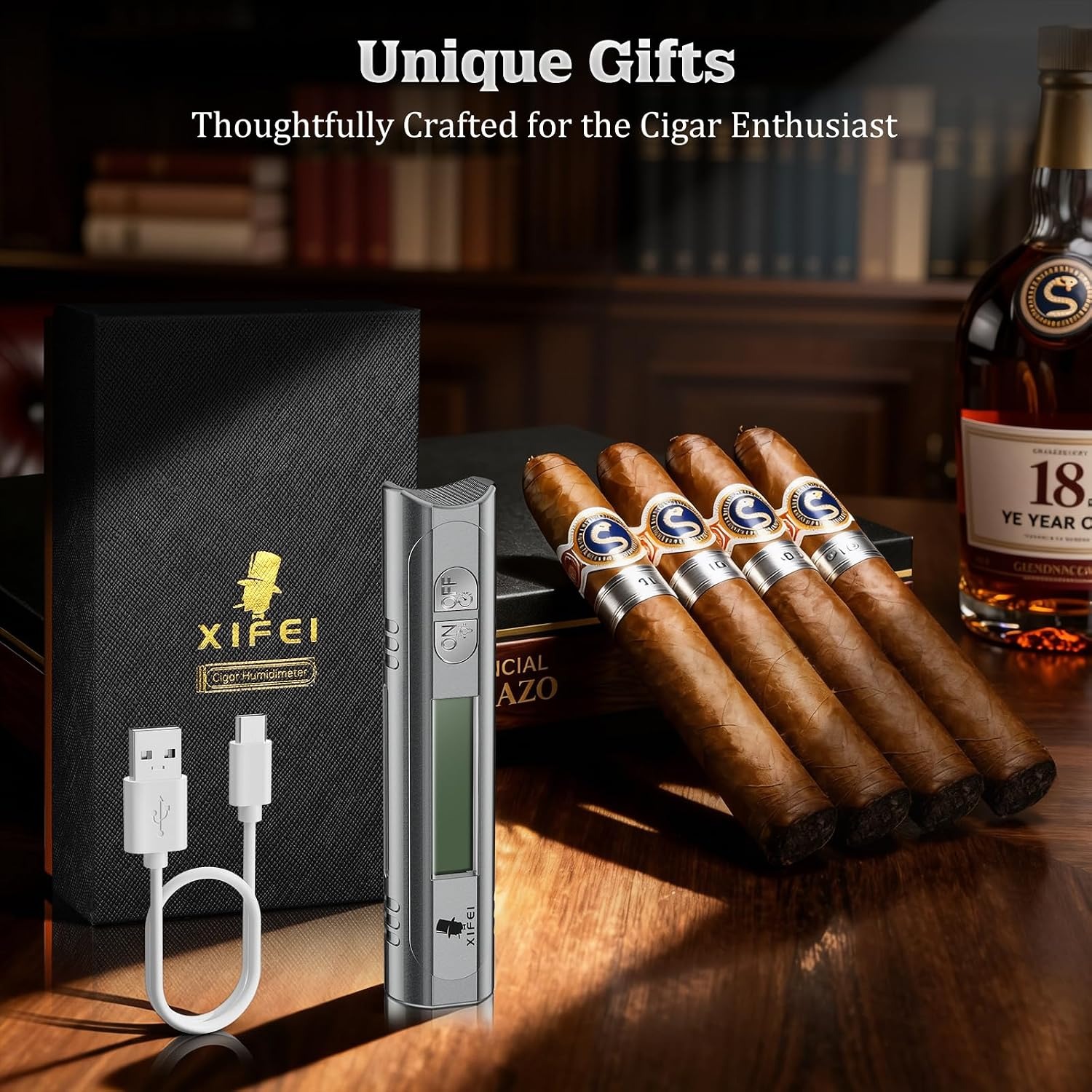 XIFEI Digital Cigar Humidity Meter: image 6
