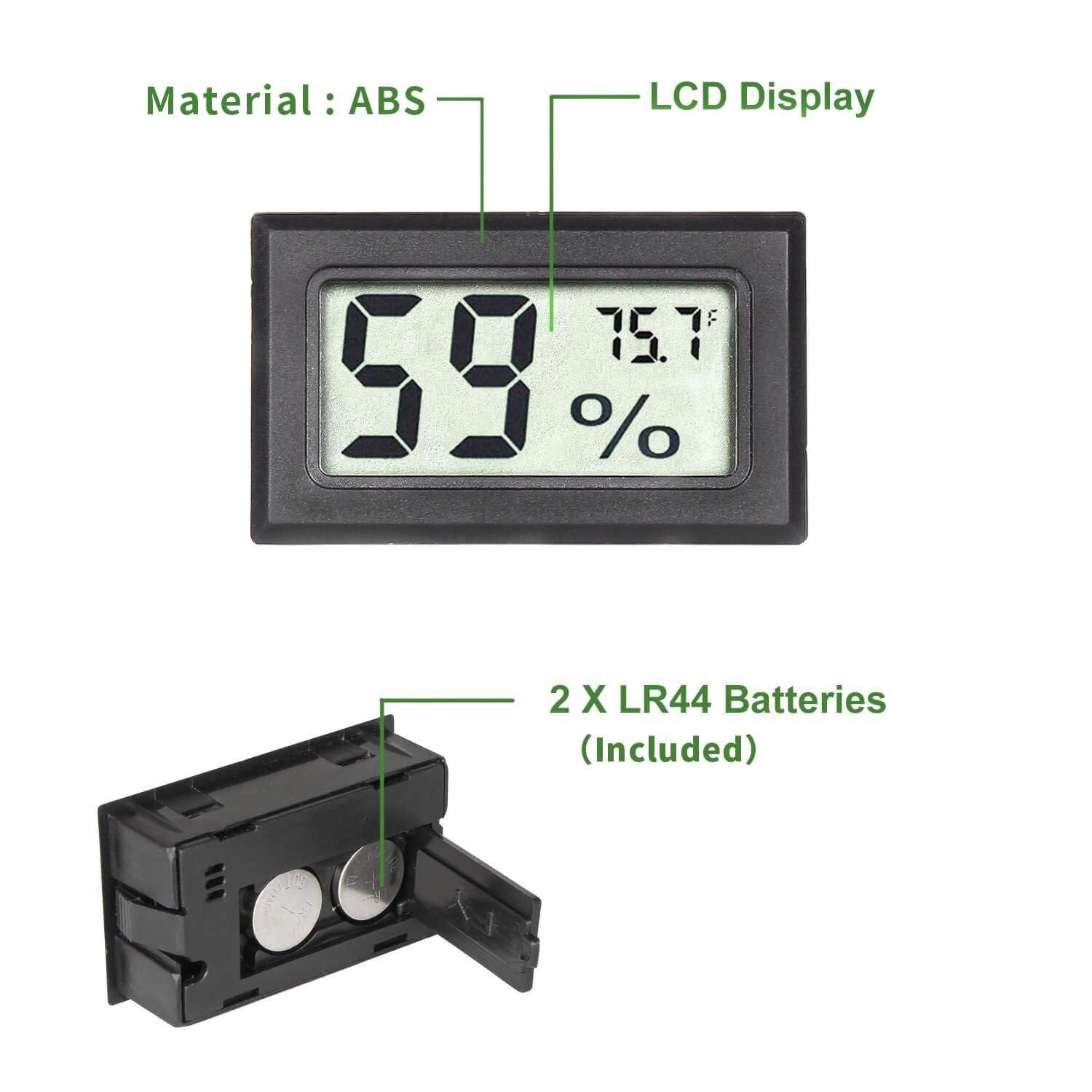 Goabroa Mini Digital Hygrometer: image 3