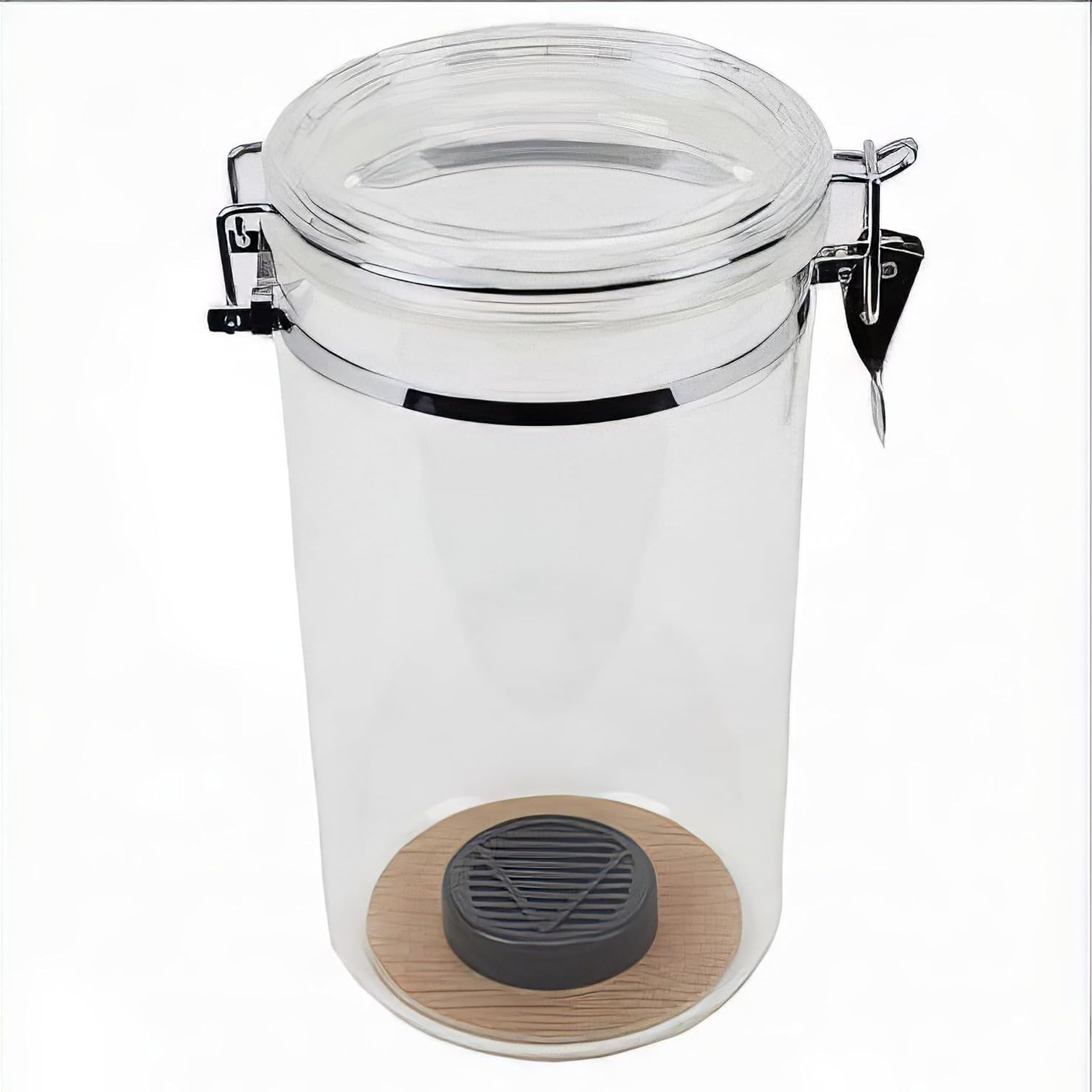 Acrylic Cigar Humidor Jar (2-Pack) with Spanish Cedar Base and Humidifier: image 5