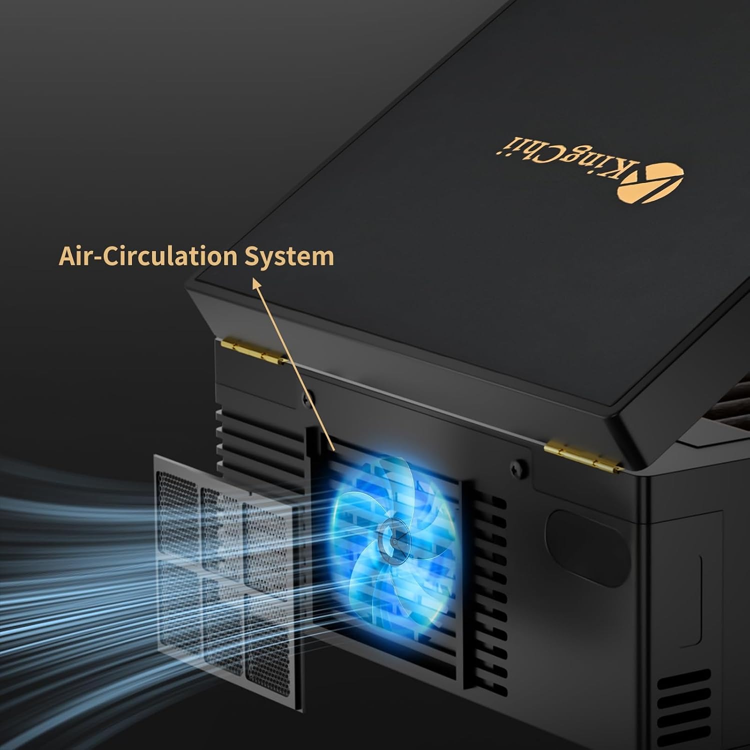 KingChii Electric Humidor 3L Temperature Controlled Cigar Cabinet: image 3